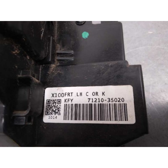 Recambio de cerradura puerta delantera izquierda para ssangyong tivoli limited 4x2 referencia OEM IAM 7121035020 6 PINES 