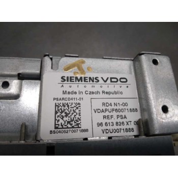 Recambio de sistema audio / radio cd para peugeot 207 x-line referencia OEM IAM 96613826XT  