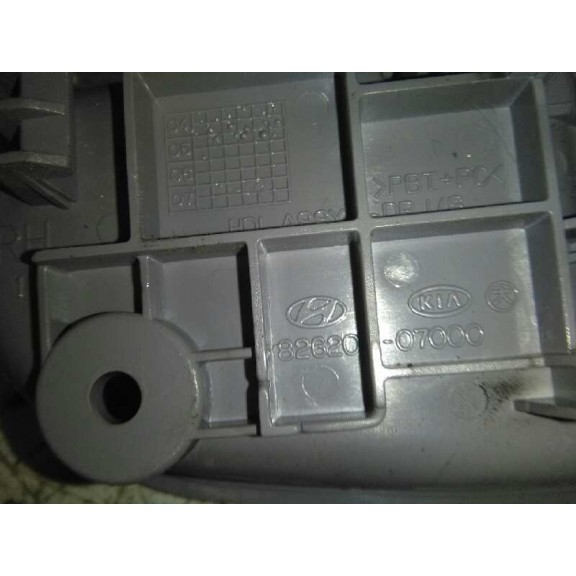 Recambio de maneta interior trasera derecha para kia picanto 1.1 ex referencia OEM IAM 8336007010HU GRIS 