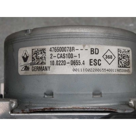 Recambio de abs para dacia lodgy comfort referencia OEM IAM 476600078R  