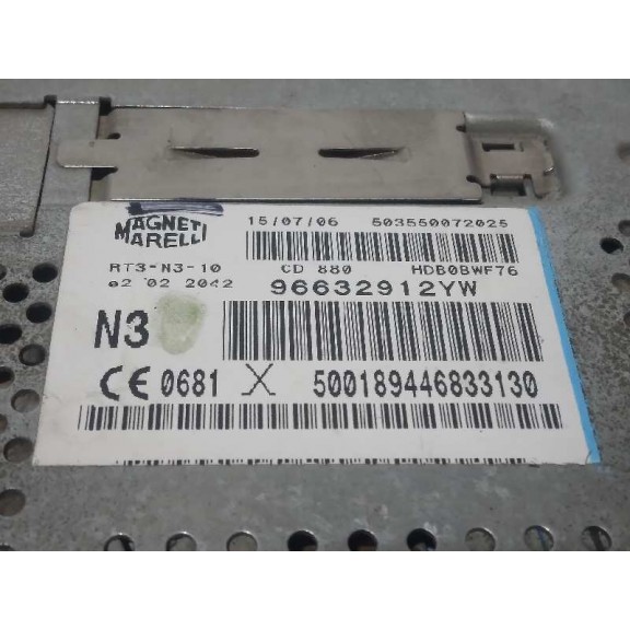 Recambio de sistema navegacion gps para peugeot 407 st sport pack referencia OEM IAM 96632912YW  