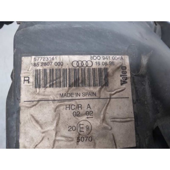 Recambio de faro derecho para audi a4 berlina (b5) 1.8 referencia OEM IAM 8D0941004A  