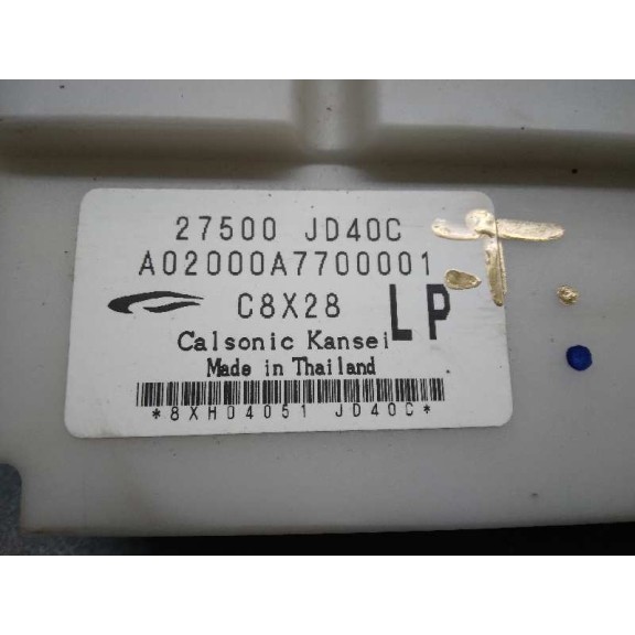 Recambio de mando climatizador para nissan qashqai (j10) acenta referencia OEM IAM 27500JD40C  