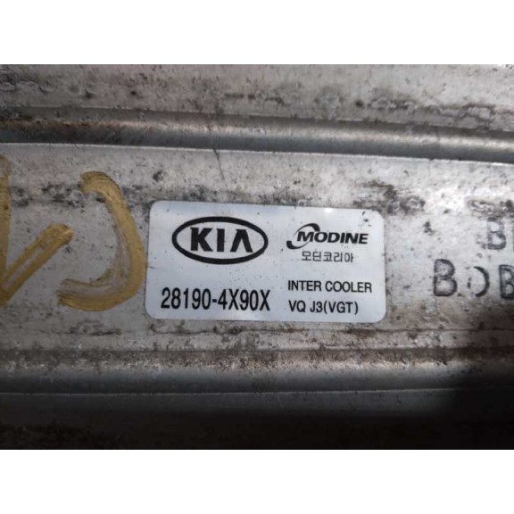 Recambio de intercooler para kia carnival 2.9 crdi vgt active referencia OEM IAM 281904X90X  