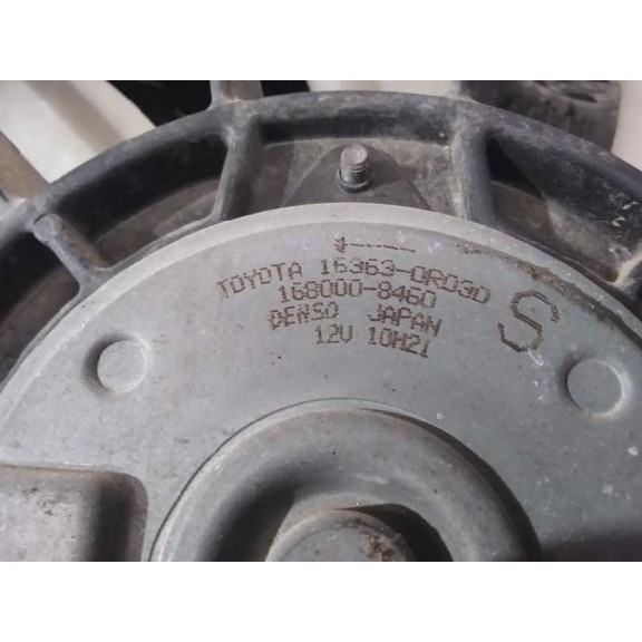 Recambio de electroventilador para toyota auris luna referencia OEM IAM 1680008460 MARCA DENSO 