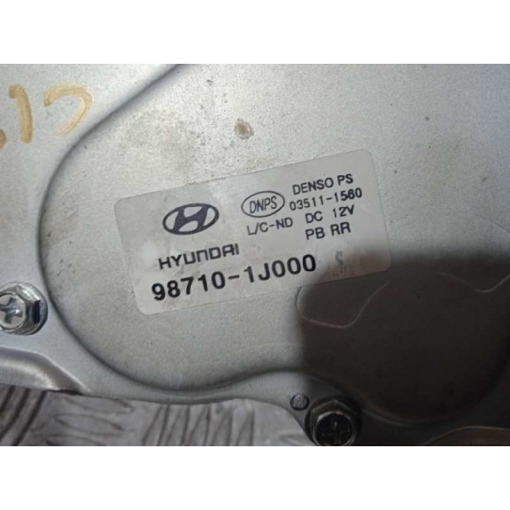 Recambio de motor limpia trasero para hyundai i20 comfort referencia OEM IAM 987101J000  4 PINS
