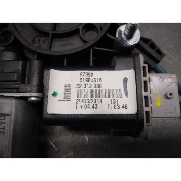 Recambio de elevalunas trasero izquierdo para fiat 500 l (330) basic referencia OEM IAM 51980516 6 PINES 
