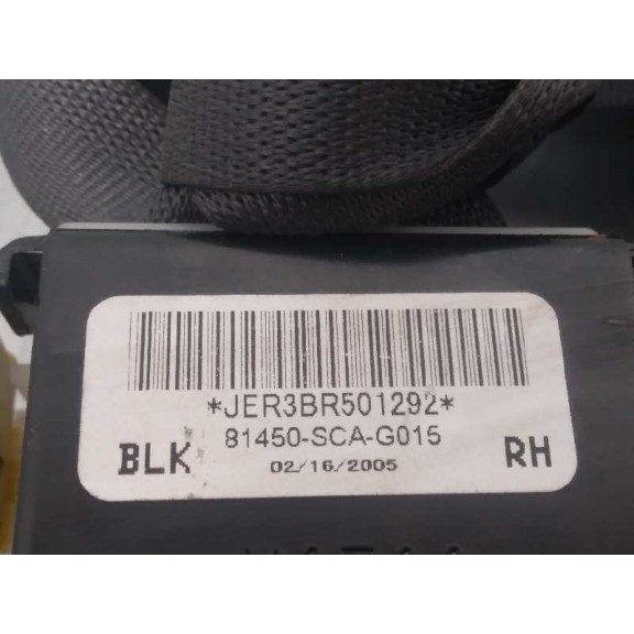 Recambio de pretensor airbag derecho para honda cr-v (rd8) 2.2 ctdi referencia OEM IAM 81450SCAG015  