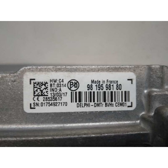 Recambio de centralita start / stop para peugeot 308 access referencia OEM IAM 9819598180  