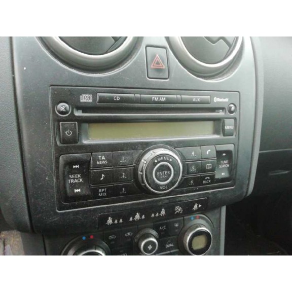 Recambio de sistema audio / radio cd para nissan qashqai (j10) acenta referencia OEM IAM 28185JD05A  