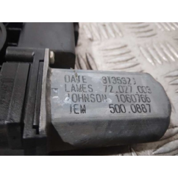 Recambio de elevalunas delantero derecho para opel combo d edition l1h1 referencia OEM IAM 52063785 6 PINES 