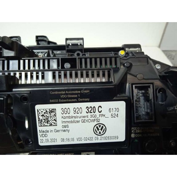 Recambio de cuadro instrumentos para volkswagen arteon (3h8) referencia OEM IAM 3G0920320C  