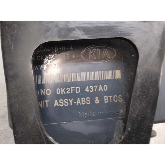Recambio de abs para kia carens 2.0 turbodiesel cat referencia OEM IAM 0K2FD437A0  