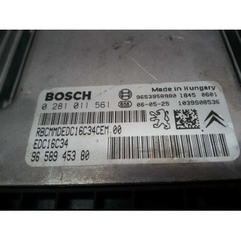 Recambio de centralita motor uce para citroën c5 berlina attraction referencia OEM IAM 9658945380 0281011561 