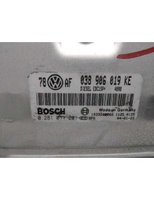 Recambio de centralita motor uce para volkswagen passat berlina (3b3) edition referencia OEM IAM 038906019KE 0281011201  2
