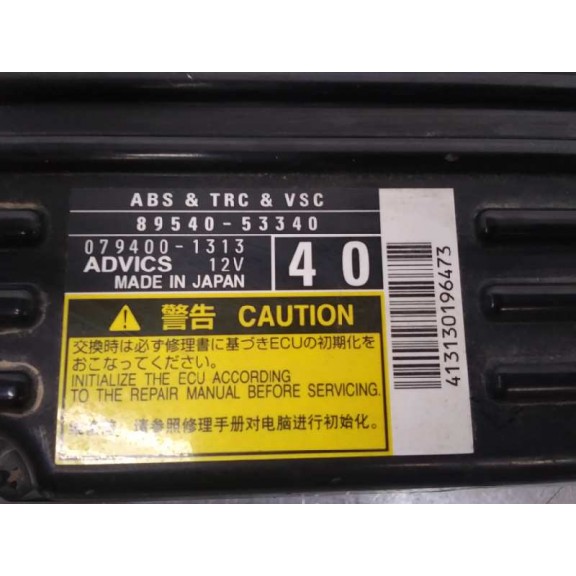 Recambio de centralita abs para lexus is 300h referencia OEM IAM 8954053340  