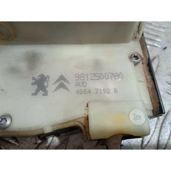 Recambio de cerradura puerta delantera derecha para peugeot 208 style referencia OEM IAM 9812500780  5 PINS