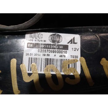 Recambio de piloto trasero derecho para fiat doblo ii cargo (263) furgón base referencia OEM IAM 00518106730 RAJA 02037099900010