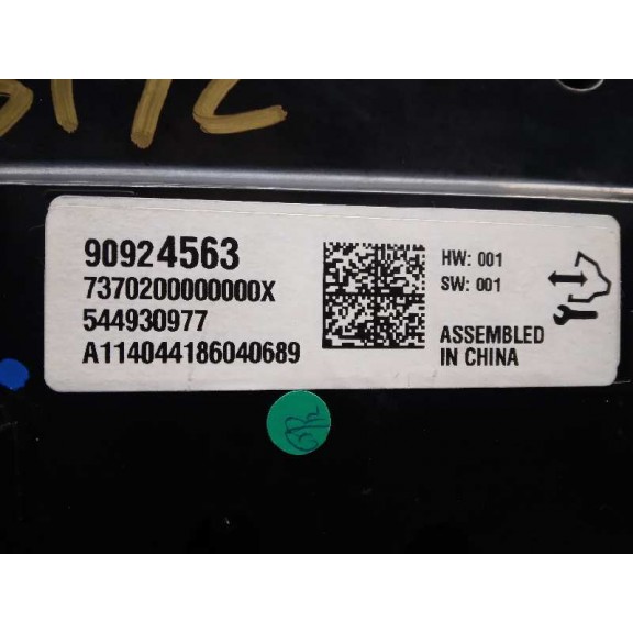 Recambio de mando climatizador para opel insignia berlina excellence referencia OEM IAM 90924563 544930977 