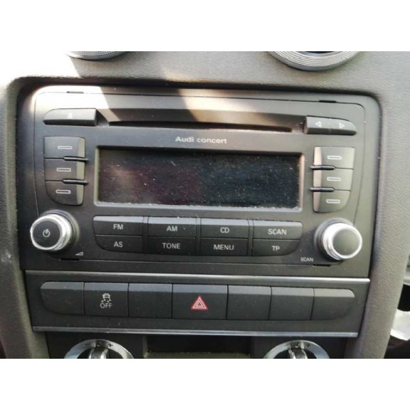 Recambio de sistema audio / radio cd para audi a3 sportback (8p) 1.8 tfsi ambition referencia OEM IAM 8P0035186S  