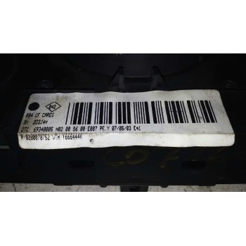 Recambio de mando climatizador para renault megane ii berlina 5p authentique referencia OEM IAM 8200070752  