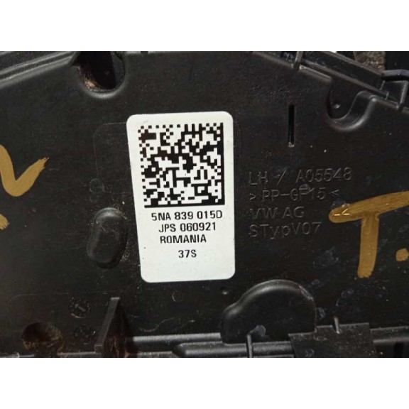 Recambio de cerradura puerta trasera izquierda para volkswagen arteon (3h8) referencia OEM IAM 5NA839015D  7 PINS