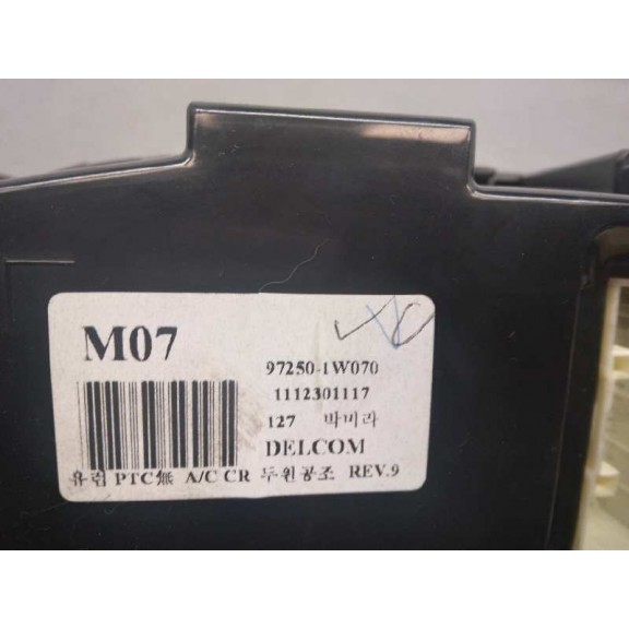 Recambio de mando calefaccion / aire acondicionado para kia rio basic referencia OEM IAM 972501W070 1112301117 