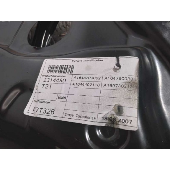 Recambio de elevalunas trasero izquierdo para mercedes-benz clase m (w164) 320 / 350 cdi (164.122) referencia OEM IAM 993678108 
