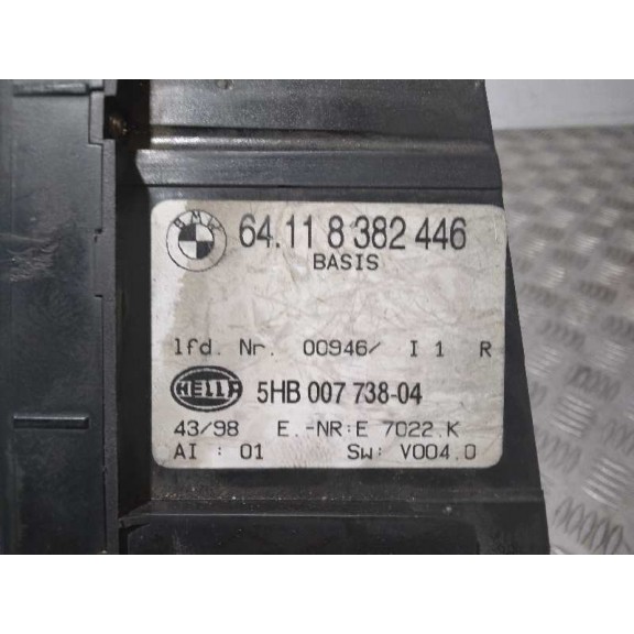 Recambio de mando climatizador para bmw serie 3 berlina (e46) 320d referencia OEM IAM 64118382446  
