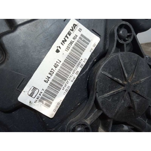 Recambio de elevalunas delantero izquierdo para seat ibiza (6j5) referencia OEM IAM 6J4837461 SOLO MECANISMO 5P