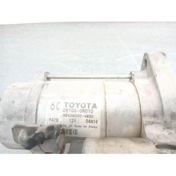 Recambio de motor arranque para toyota auris (_e15_) 2.0 d-4d (ade150_) referencia OEM IAM 281000r010  