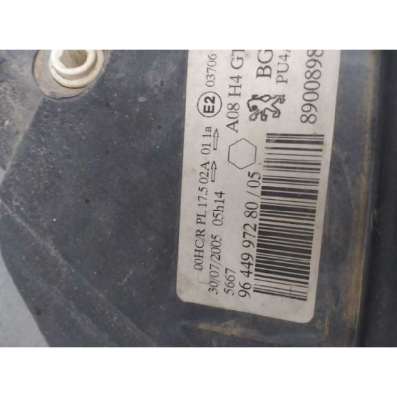 Recambio de faro izquierdo para peugeot 1007 dolce referencia OEM IAM  SOPORTE ROTO 1 SOPORTE ROTO