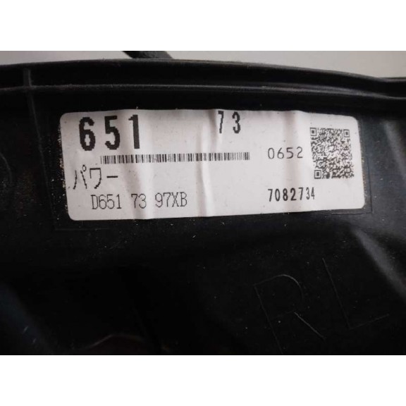 Recambio de elevalunas trasero izquierdo para mazda 2 lim. (de) 1.3 style (5-ptas.) referencia OEM IAM D6517397XB  2 PINES