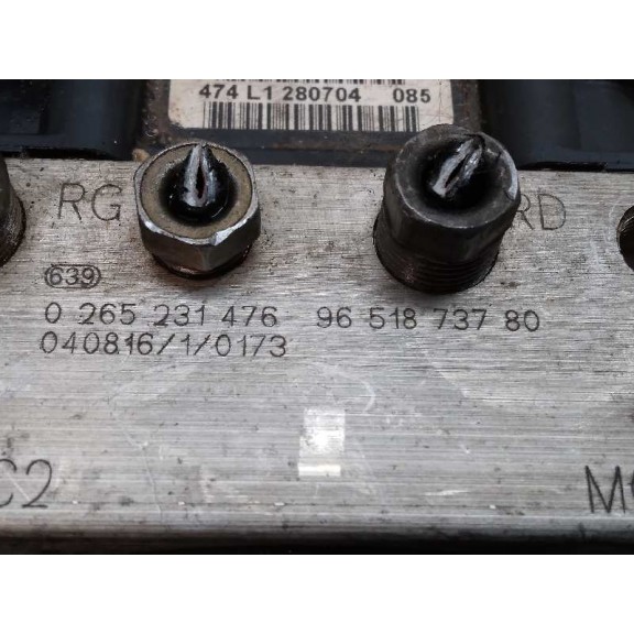 Recambio de abs para peugeot 307 (s1) xs referencia OEM IAM 9651873780 0265231476 