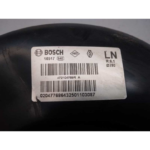 Recambio de servofreno para renault megane iv berlina 5p experience referencia OEM IAM 472104789R  