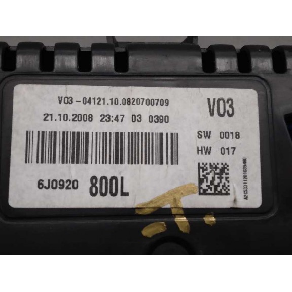 Recambio de cuadro instrumentos para seat ibiza (6j5) stylance / style referencia OEM IAM 6J0920800L  