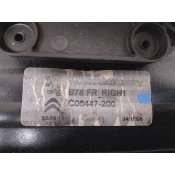 Recambio de elevalunas delantero derecho para citroën c4 picasso 1.6 e-hdi fap referencia OEM IAM 9675024660 5 CABLES 9675288880
