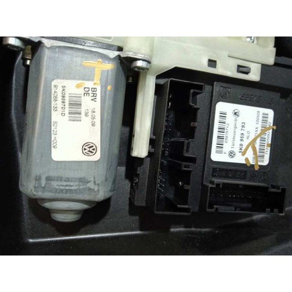 Recambio de elevalunas delantero izquierdo para volkswagen golf vi (5k1) 2.0 tdi referencia OEM IAM 5K0837461B 3 Y 5 PUERTAS 