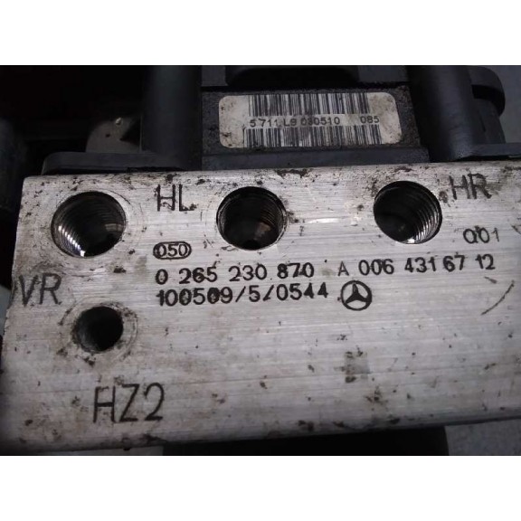 Recambio de abs para mercedes-benz clase b (w245) 200 (245.233) referencia OEM IAM A0064316712 0265230870 