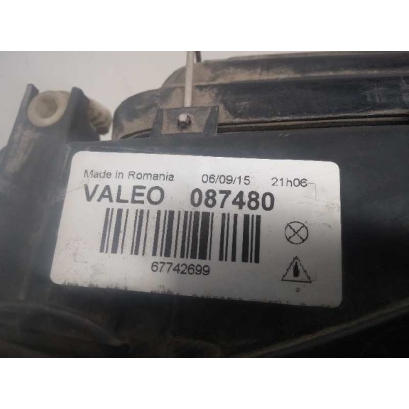 Recambio de faro izquierdo para seat leon (1m1) 1.6 16v referencia OEM IAM 087480 SOPORTE ROTO 