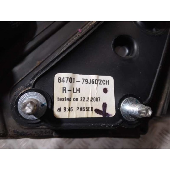 Recambio de retrovisor derecho para suzuki sx4 rw (ey) glx referencia OEM IAM 8470179J60 CARCASA ROTA 3 CABLE
