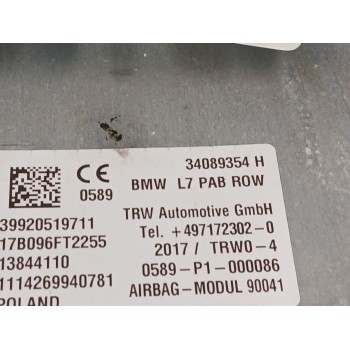 Recambio de kit airbag para bmw 1 (f20) 116 d referencia OEM IAM 34089354H  