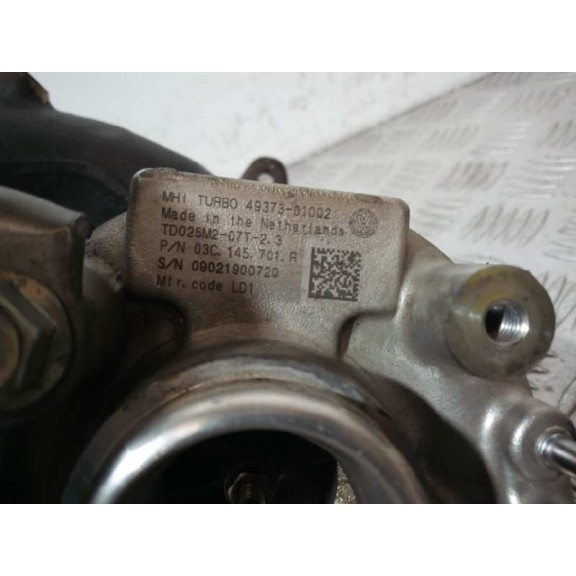 Recambio de turbocompresor para seat altea (5p1) stylance / style referencia OEM IAM 03C145701R 4937301 