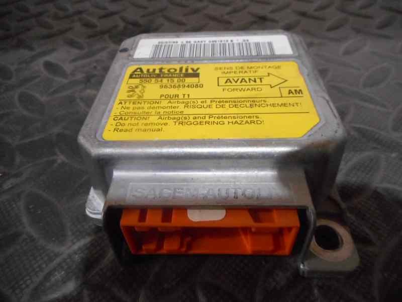 Recambio de centralita airbag para peugeot 206 berlina e-music referencia OEM IAM 9636894080 AUTOLIV 550541500