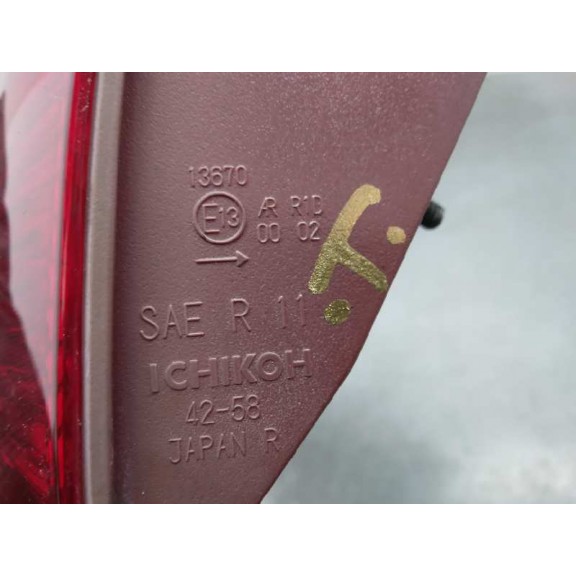 Recambio de piloto trasero derecho interior para toyota rav 4 active referencia OEM IAM E1313670  