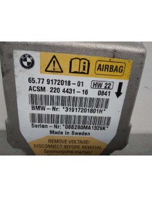 Recambio de centralita airbag para bmw serie 5 touring (e61) 525d referencia OEM IAM 6577917201801   2