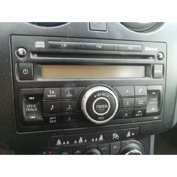 Recambio de sistema audio / radio cd para nissan qashqai (j10) acenta 4x4 referencia OEM IAM 28185JD00A  