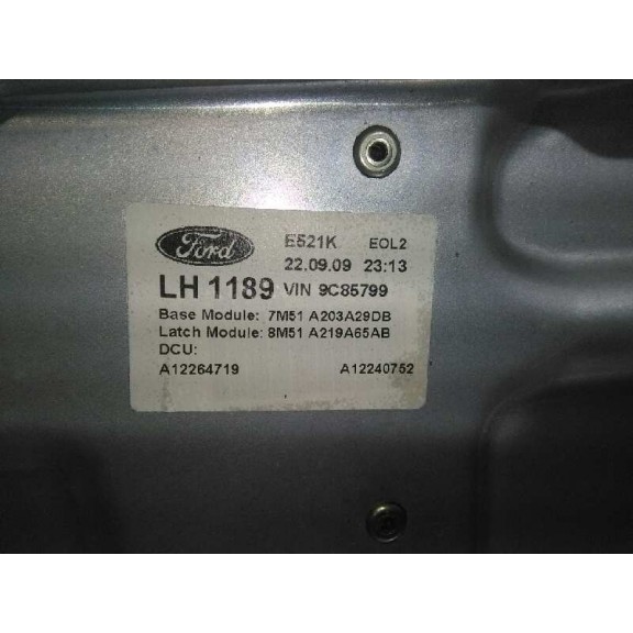 Recambio de elevalunas delantero izquierdo para ford focus turnier (cb4) trend referencia OEM IAM   5P ELECTRICO