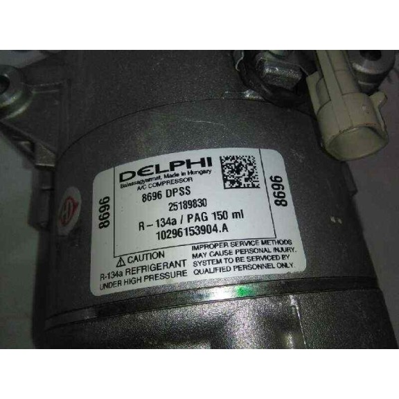 Recambio de compresor aire acondicionado para opel astra h ber. 1.9 cdti referencia OEM IAM 13124752 NUEVO 93168623 93196861