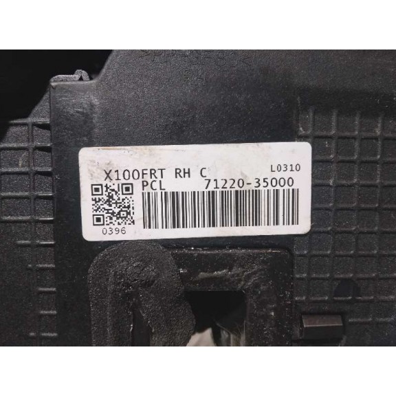 Recambio de cerradura puerta delantera derecha para ssangyong tivoli referencia OEM IAM 7122035000 4 PINES 